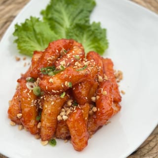 Fried rice cake